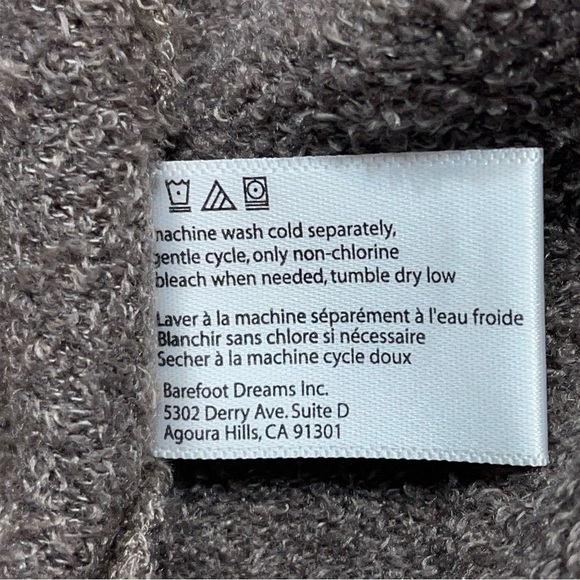 Barefoot Dreams Cardigan Womens Size L XL Bamboo Chic Lite Cocoa Ombre 436 - Picture 11 of 14